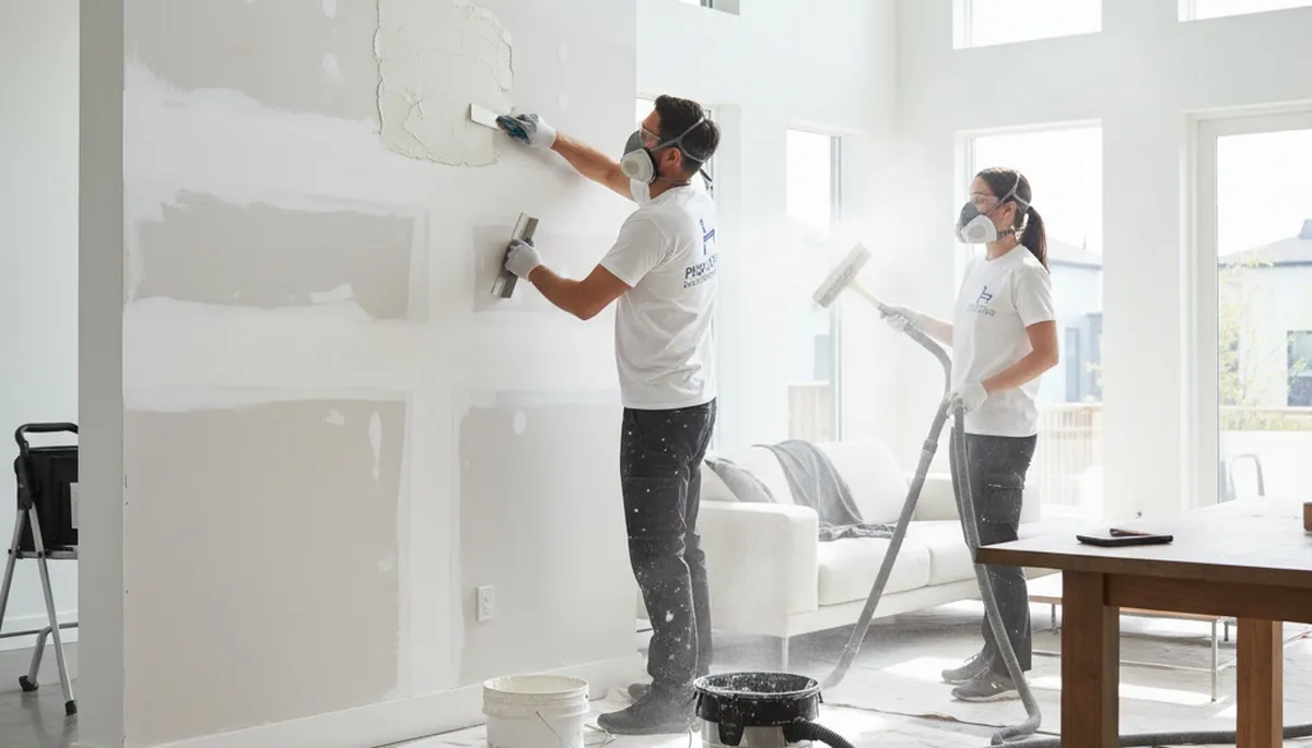 Professional drywall repair and wall painting service in Overland Park, KS home interior