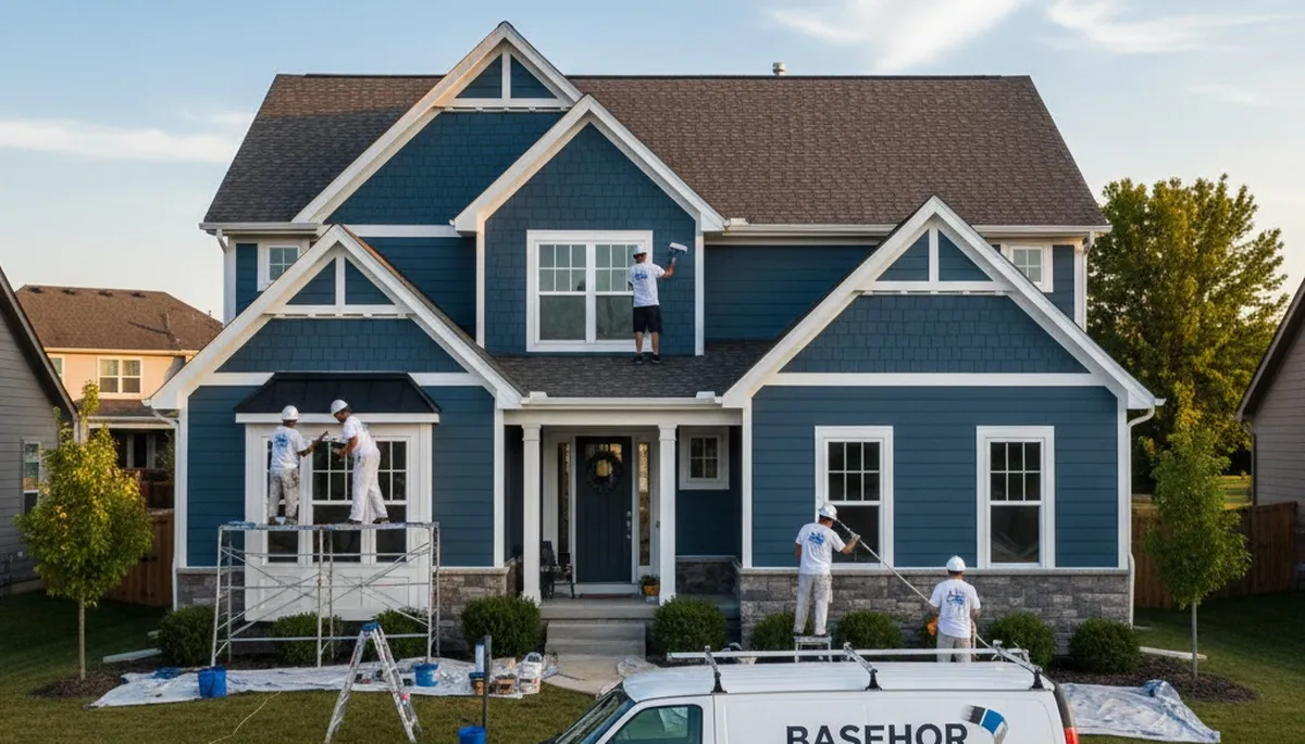 Professional interior house painting services in Overland Park, KS