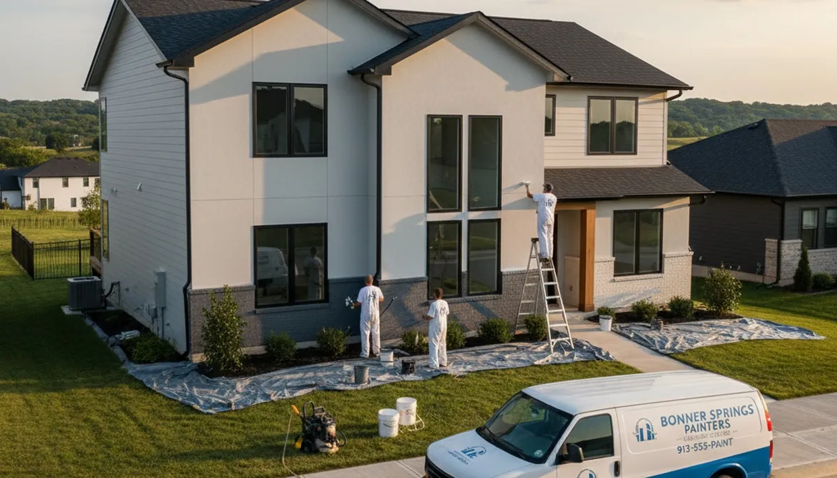 Interior painting team serving Overland Park, KS for professional home painting services