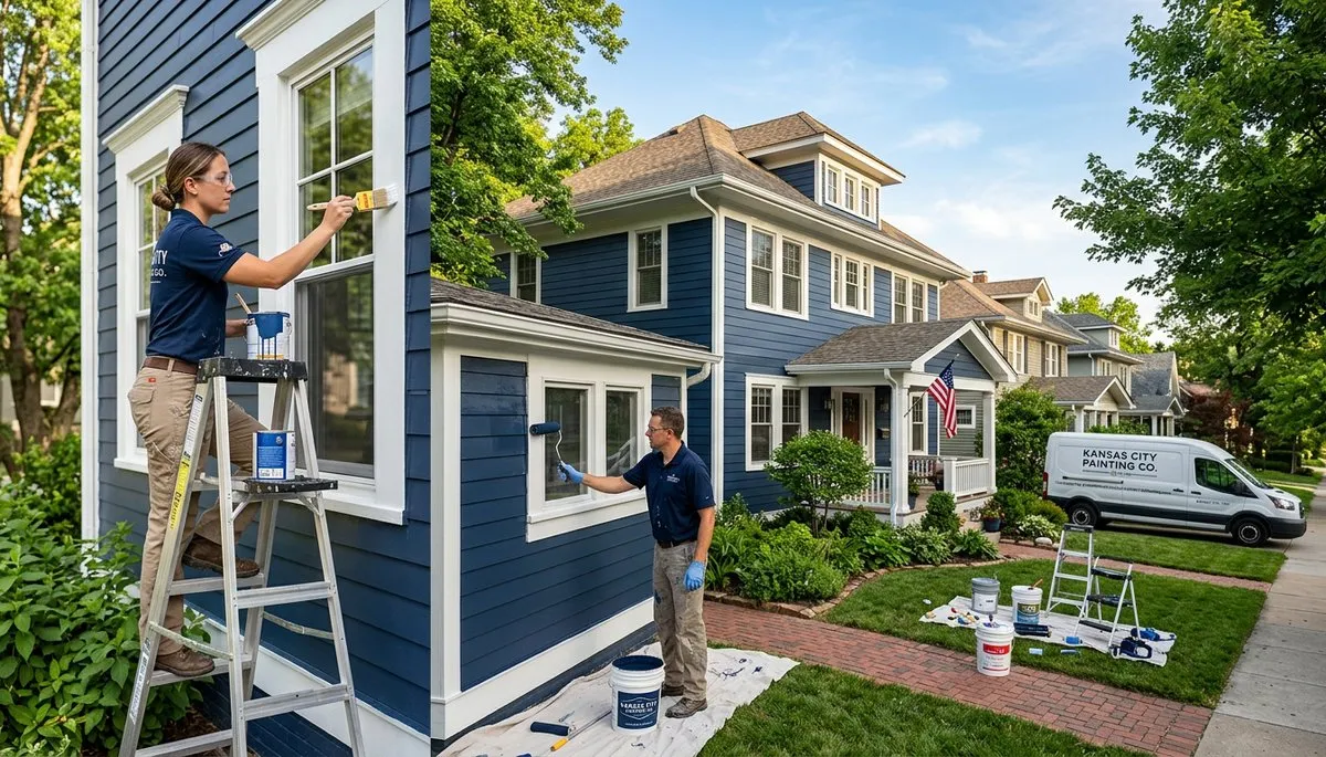 Professional house painting service in Overland Park KS by interiorpaintingoverlandparkks.com