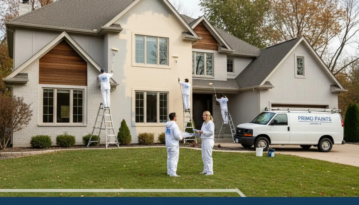 Professional house painters in Overland Park KS providing expert interior and exterior painting services