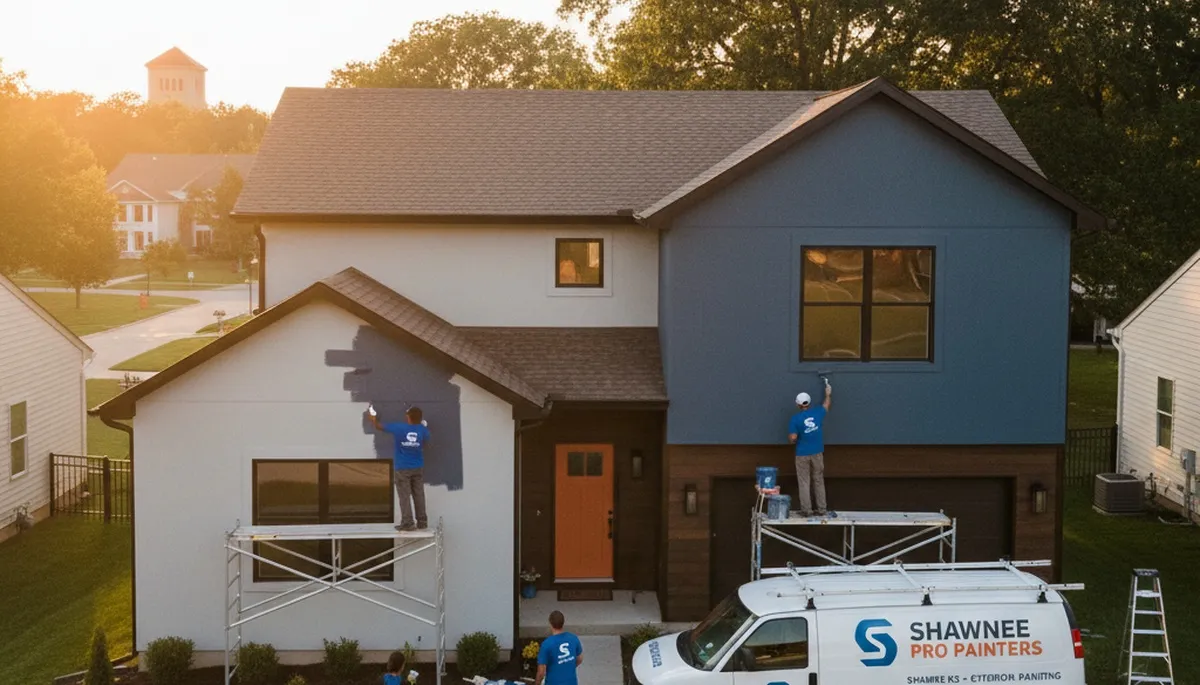 Professional house painters in Overland Park KS providing expert interior painting services