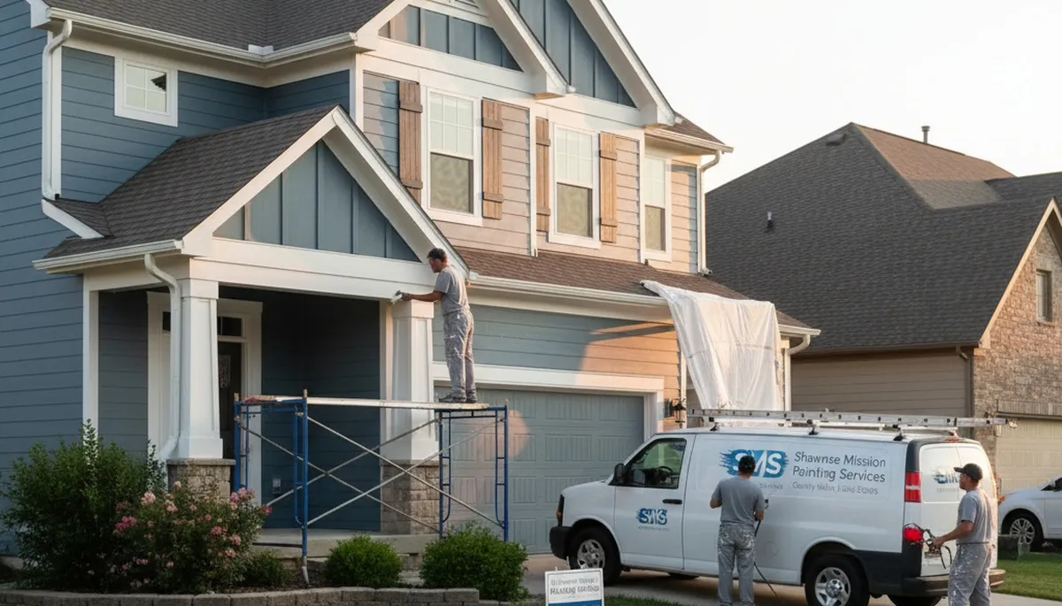 Interior house painting service in Overland Park, KS by professional painters